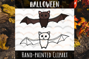 Download Halloween Bat Hand Painted Clipart - Premium Resources