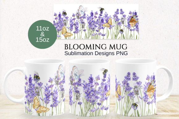 Download Lavender Mug Sublimation Designs - Sublimation designs Collection