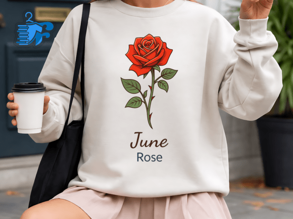Download June Rose Birth Flower Design - Rose birth flower Collection