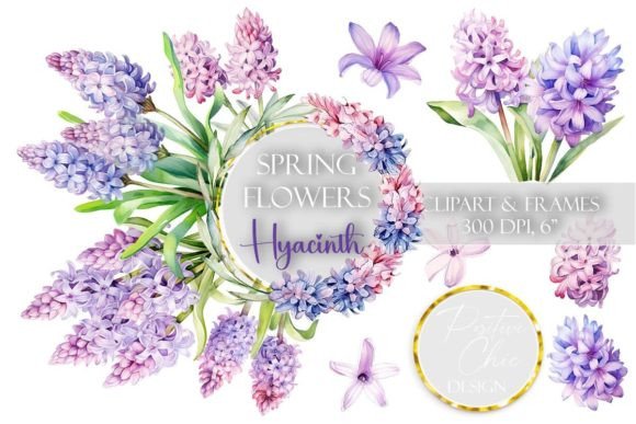 Download Hyacinth Clipart Spring Flowers Clip Art - Hyacinth Collection